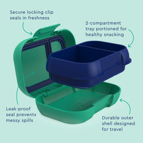 Bentgo Kids Snack microwave-safe tray option for reheating mini meals
