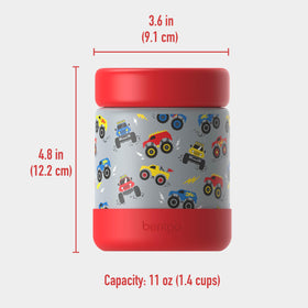 Bentgo Kids compact, portable design fits in backpacks and lunch totes.