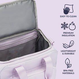 Bentgo Lavender fits slim ice pack for on-the-go freshness