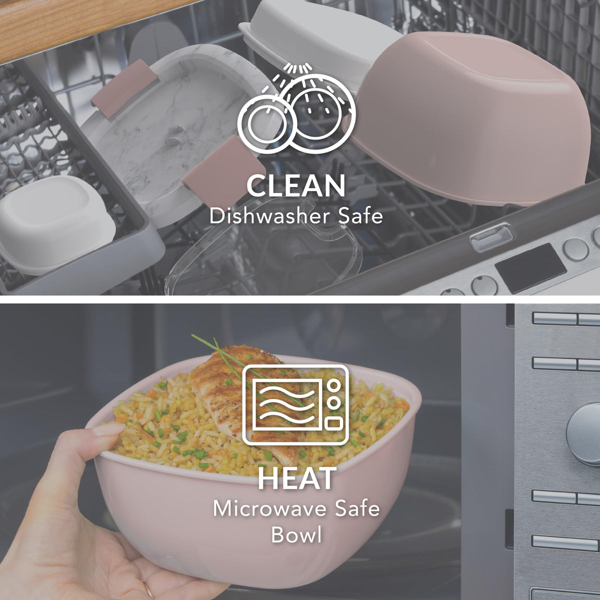 Bentgo lid with secure locking clips maintaining freshness.