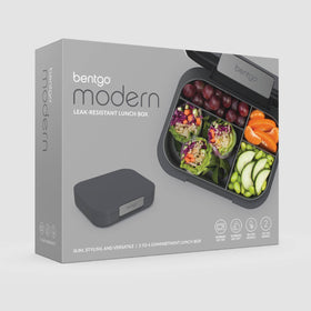 Bentgo Modern dishwasher-safe tray simplifies cleanup after lunch.