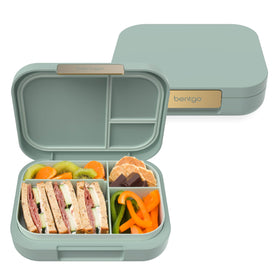 Bentgo Modern lunch box open showing separate compartments for organized meals.