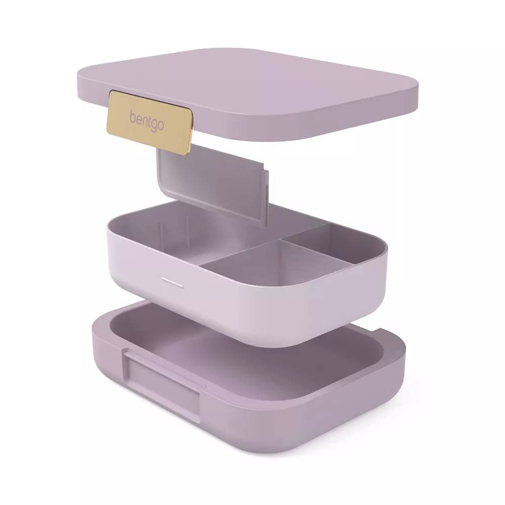 Bentgo Modern Orchid airtight silicone seal keeps meals fresh
