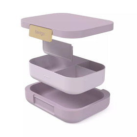 Bentgo Modern Orchid airtight silicone seal keeps meals fresh