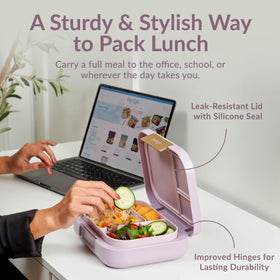 Bentgo Modern Orchid two-tone matte shell for stylish on the go meals