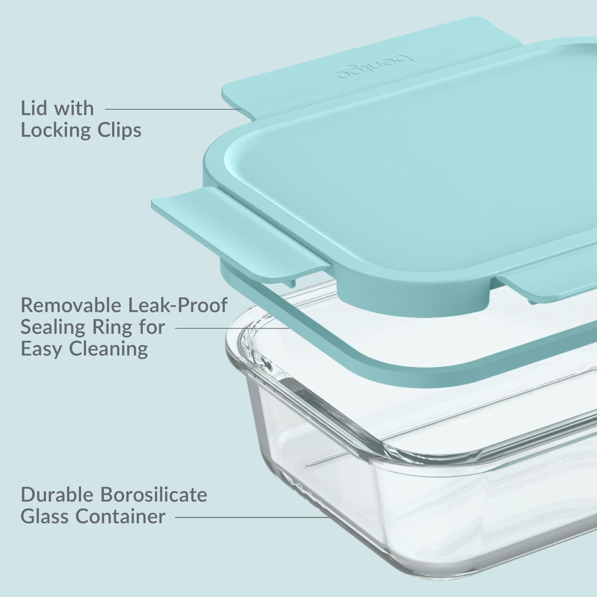 Bentgo 4.4-cup containers ideal for meal prep and leftovers.