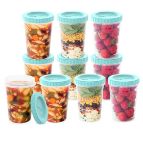 Bentgo Prep 20-piece Aqua Splash set for weekly meal prep and portion control.