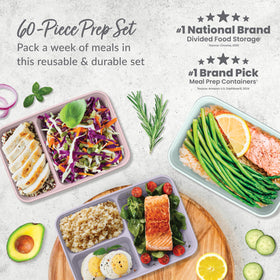 Bentgo Prep 2-compartment tray for balanced meals and organized lunches