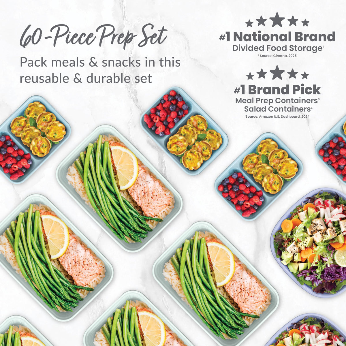 Bentgo prep bowls for portion-ready lunches with secure lids