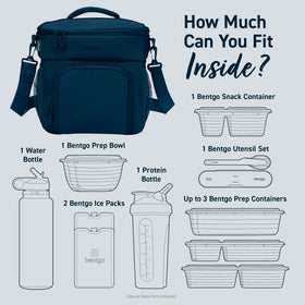Bentgo Prep Deluxe insulated lunch bag water resistant fabric for durable daily use
