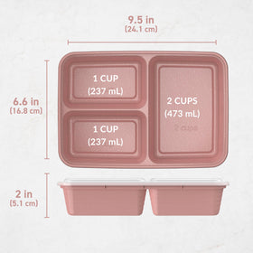 Bentgo Prep Dishwasher-Safe Trays simplify cleanup after busy days.