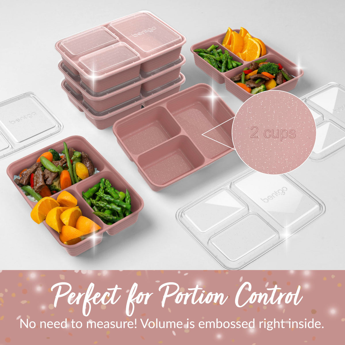 Bentgo Prep Freezer-Safe Storage keeps leftovers ready for later.