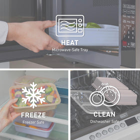 Bentgo Prep microwave-safe containers to reheat meals easily