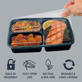 Bentgo Prep PFAS- and BPA-free materials ensure safe daily reuse.