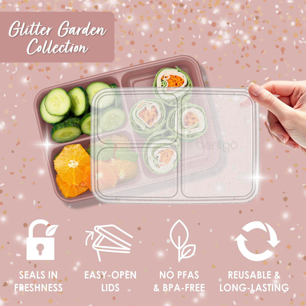Bentgo Prep PFAS BPA-Free Materials emphasizing durable, reusable storage.