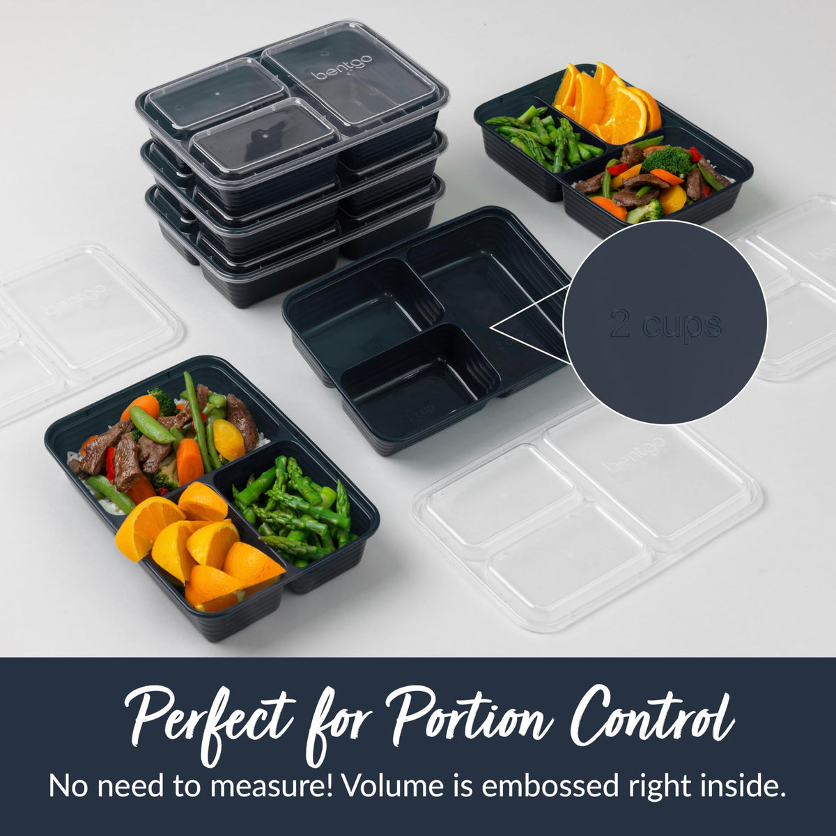 Bentgo Prep dishwasher-safe containers with hand-wash lids for easy cleaning.