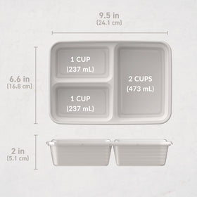 Bentgo Prep stackable lids save fridge and pantry space.