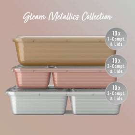Bentgo Prep three-compartment tray versatile for varied meals and portions
