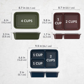 Bentgo Prep top-shelf dishwasher-safe design eases cleaning.
