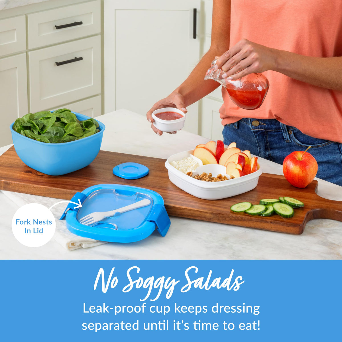 Bentgo reusable fork included with the lunch box
