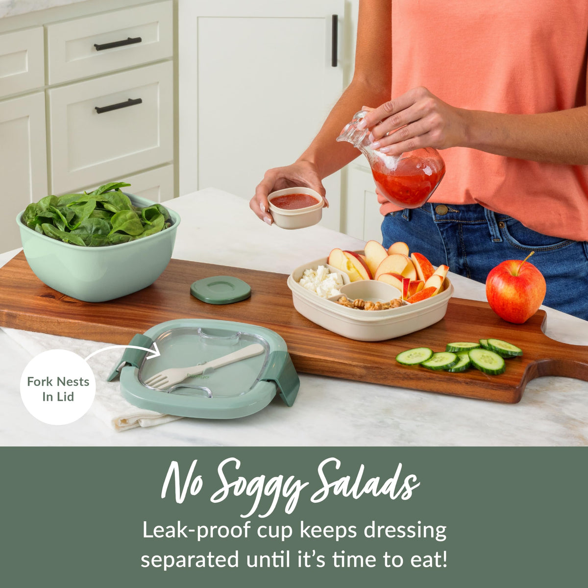 Bentgo reusable fork included for on-the-go lunches