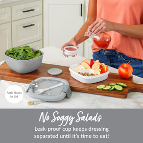 Bentgo reusable fork included for mess-free eating anywhere