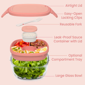 Bentgo reusable fork included for quick ready-to-eat meals.