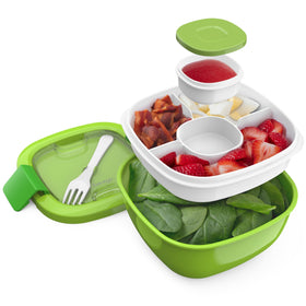 Bentgo salad container 54oz bowl shows large capacity for on-the-go meal prep