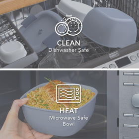 Bentgo airtight lid locks in freshness and prevents soggy greens.