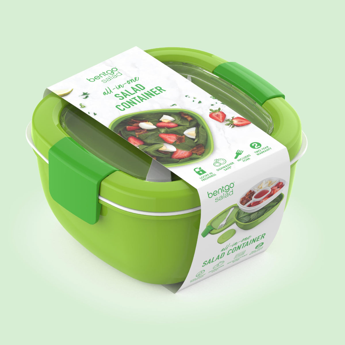 Bentgo BPA-free green lunch box for daily use