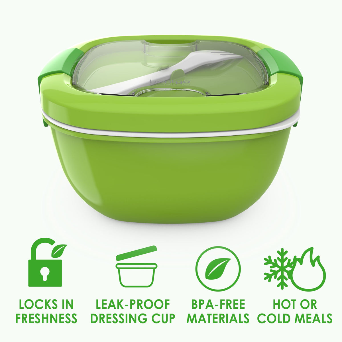 Bentgo leak-proof dressing container prevents spills in bags