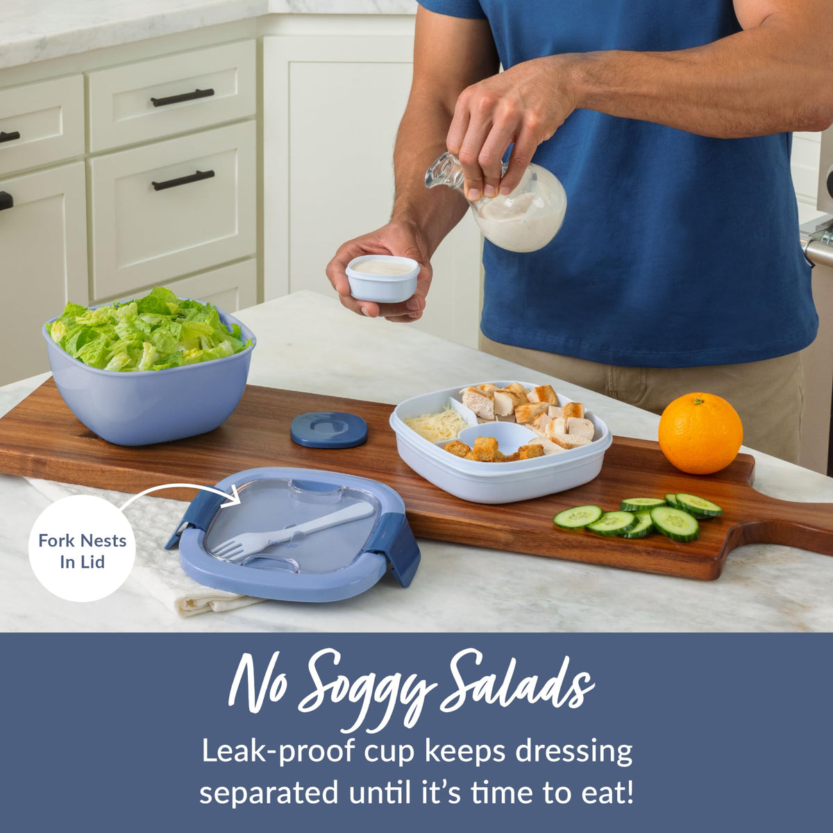 Bentgo reusable fork included for convenient on-the-go lunches.