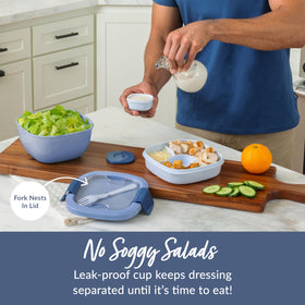 Bentgo reusable fork included for convenient on-the-go lunches.