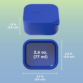 2.6 oz capacity ideal for dips, sauces, yogurt, or nuts