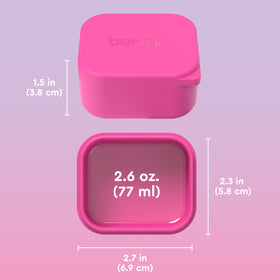 Bentgo Sidekicks freezer-safe cups for freezing purees and ice cubes.