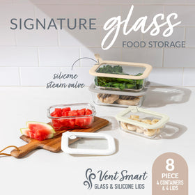 Bentgo Signature borosilicate glass containers are durable and clear for meal prep.