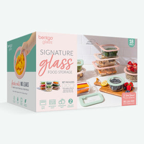 Bentgo Signature assorted sizes cover meal prep, leftovers, and snacks.