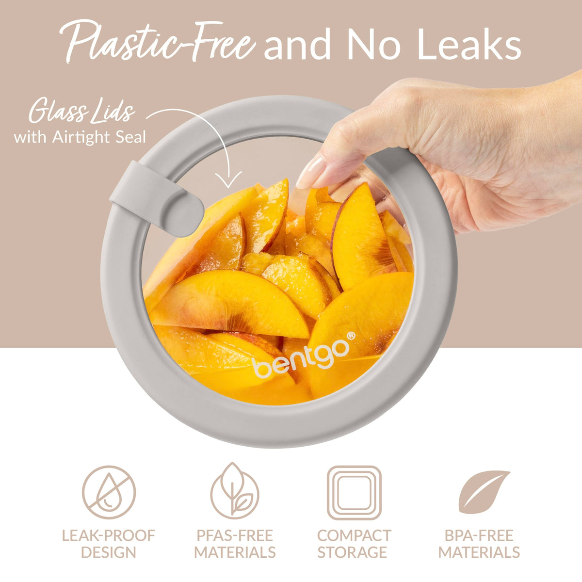 Bentgo silicone-seal lids provide airtight, spill-free storage.