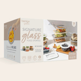 Bentgo Signature set of various sizes ideal for meals, snacks, and leftovers.