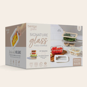Bentgo Signature White Stone design showcases food with a modern look.