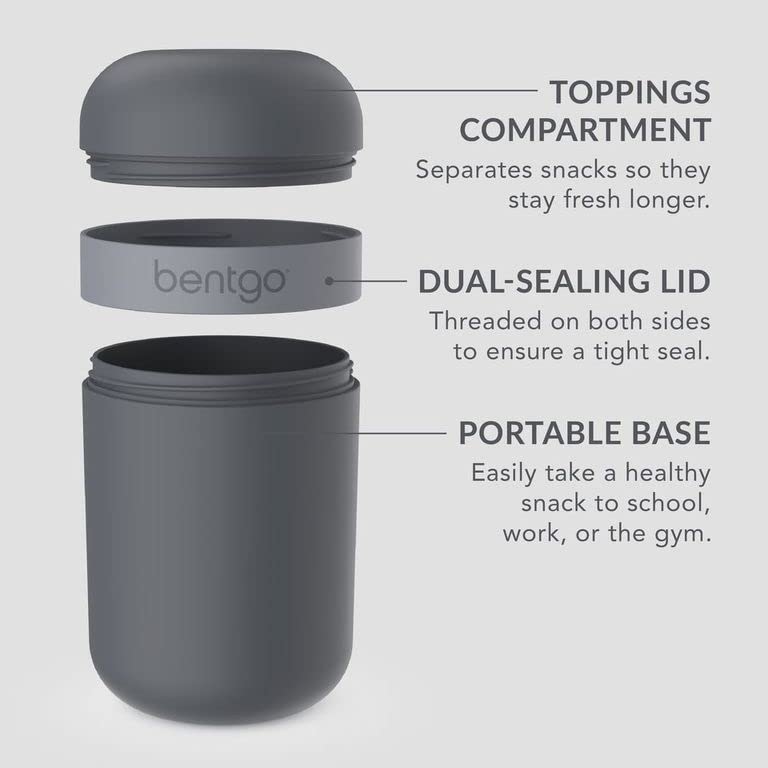 Bentgo Snack Cup shows leak-proof performance when lid is aligned correctly