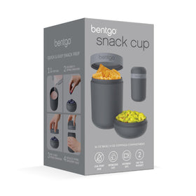 Bentgo Snack Cup is portable for work, gym, or travel snacking