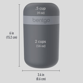 Bentgo Snack Cup features a stylish two-toned matte finish