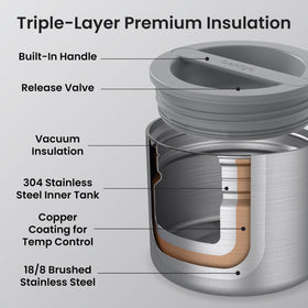 Bentgo materials image notes PFAS-free and BPA-free design for durability.
