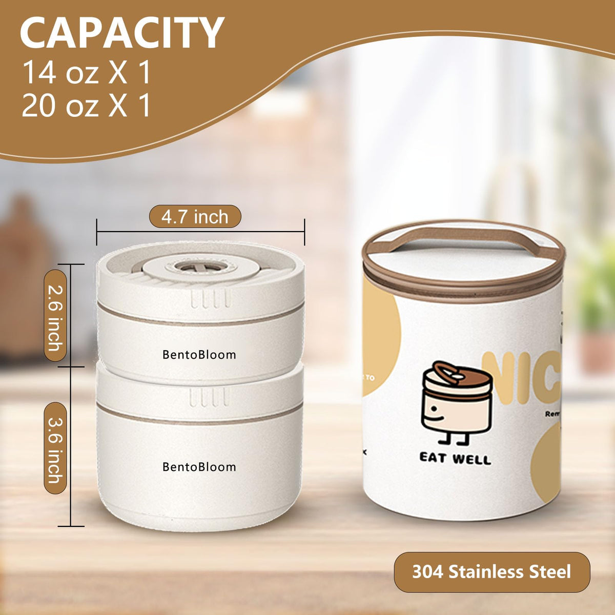 BentoBloom removable inserts simplify heating and cleaning of lunch containers