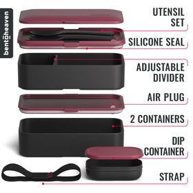 Bentoheaven BPA-free materials ensure safe, fresh meals at home or on the go.