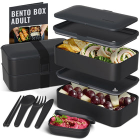 Bentoheaven Premium Bento Box with outer-space design, ideal for on-the-go lunches.