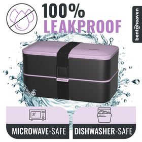 Leak-proof silicone design of Bentoheaven lunch box for secure transport