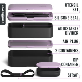 Sealed lids and air vent on Bentoheaven box for freshness and easy opening
