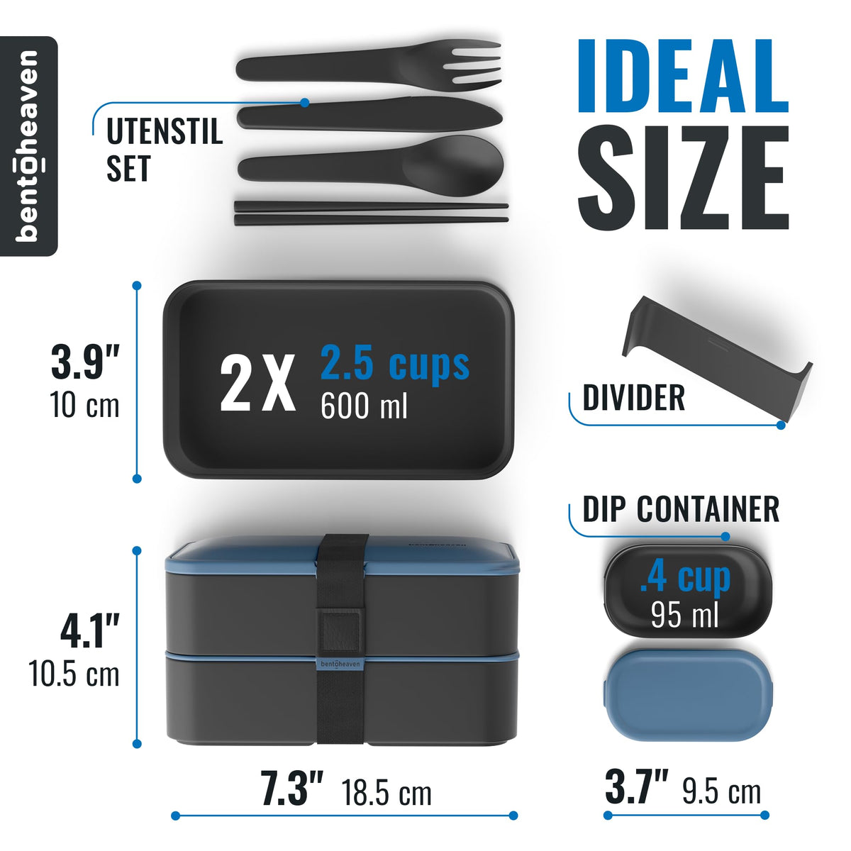 Bentoheaven leakproof design with silicone seals prevents spills.